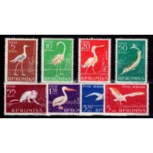 Donaudeltaets dyreliv. Komplet sæt. Postfrisk.